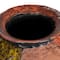 Hello Honey® 8.5" Multicolor Textured Stoneware Vase with Handles & Reactive Glaze